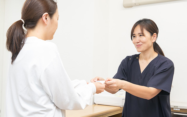 会計・次回のご予約